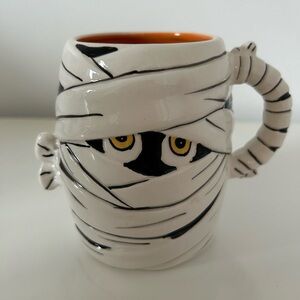 🧡🎃🖤Halloween Mummy Mug Shelly Comiskey By Transpac-New Spooky
